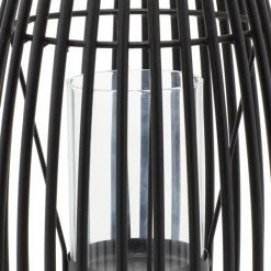 Promo 👏 Grayson Lane 1-Candle Black/Metal Lantern Candle Holder 👍 -GRAYSON LANE Sales 2022 330862140 AlternateImage3 l