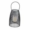 Promo 👏 Grayson Lane 1-Candle Black/Metal Lantern Candle Holder 👍