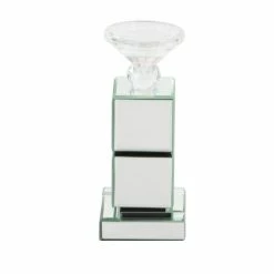 Buy 😀 Grayson Lane 1-Candle Clear Glass Pillar Candle Holder 🔥 -GRAYSON LANE Sales 2022 330862141 AlternateImage5 l