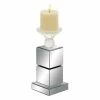 Buy 😀 Grayson Lane 1-Candle Clear Glass Pillar Candle Holder 🔥