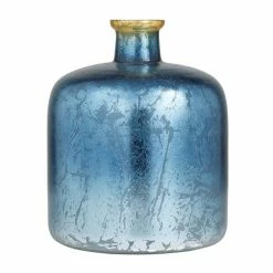Outlet 💯 Grayson Lane 1-Piece 12.15-in x 9.70-in Blue Casual Vase 💯