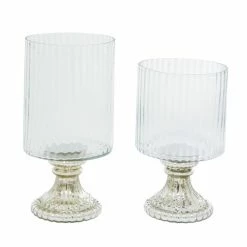 Best deal 🛒 Grayson Lane 1-Candle Glass Lantern Candle Holder - Set of 2 😀 -GRAYSON LANE Sales 2022 330862155 AlternateImage5 l