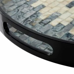 Best Pirce ⭐ Grayson Lane 3-Piece 2.1-in x 23.6-in Black Casual Tray 🎁 -GRAYSON LANE Sales 2022 330862156 AlternateImage2 l