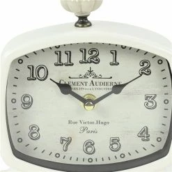 New 🤩 Grayson Lane 7-in x 8-in Black Set of 2 Analogue Rectangle Tabletop Standard Clock 🎁 -GRAYSON LANE Sales 2022 330862160 AlternateImage3 l