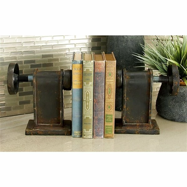 Outlet ๐ Grayson Lane 2-Piece 8-in x 4-in Black Contemporary Bookend ๐ฅฐ 2 Outlet ๐ Grayson Lane 2-Piece 8-in x 4-in Black Contemporary Bookend ๐ฅฐ - Image 2