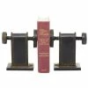 Outlet 🎁 Grayson Lane 2-Piece 8-in x 4-in Black Contemporary Bookend 🥰