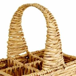 Best Pirce 🛒 Grayson Lane 12-Bottle Brown Wood Coastal Storage Basket ⌛ -GRAYSON LANE Sales 2022 330862175 AlternateImage3 l