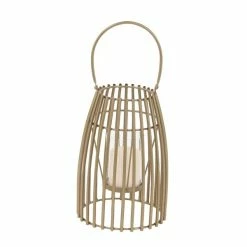 Hot Sale 🔥 Grayson Lane 1-Candle Gold/Metal Lantern Candle Holder 🧨