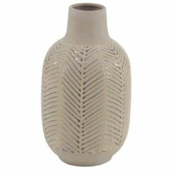 Top 10 🎉 Grayson Lane 1-Piece 14.40-in x 8.25-in Brown Art Deco Vase 🔥