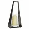 Best reviews of 👍 Grayson Lane 1-Candle Black Stone Lantern Candle Holder 🔔