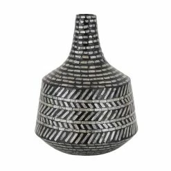 Best deal 🧨 Grayson Lane 1-Piece 15.80-in x 12.15-in Black Contemporary Vase 🎉 -GRAYSON LANE Sales 2022 330862204 AlternateImage4 l