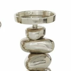 Promo ✨ Grayson Lane 1-Candle Metal Pillar Candle Holder - Set of 2 ❤️ -GRAYSON LANE Sales 2022 330862219 AlternateImage4 l