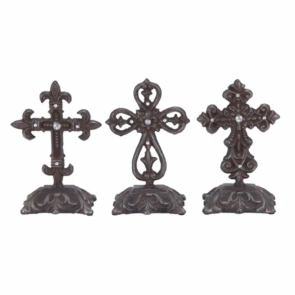 Outlet ๐ Grayson Lane 3-Piece 7-in x 2-in Grey Classic Crosses ๐งจ 1 Outlet ๐ Grayson Lane 3-Piece 7-in x 2-in Grey Classic Crosses ๐งจ