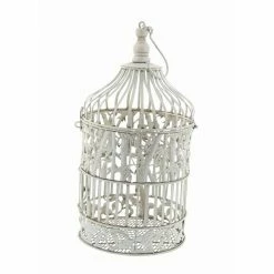 Wholesale ⭐ Grayson Lane 2-Piece 14.55-in x 7.80-in White Classic Birdcage ⌛ -GRAYSON LANE Sales 2022 330862228 AlternateImage4 l