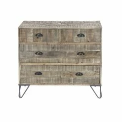 New 🧨 Grayson Lane Brown Asian Hardwood 4-Drawer Accent Chest 👏
