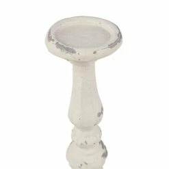 Best Sale ❤️ Grayson Lane White 1-Candle Glass Pillar Candle Holder ✨ -GRAYSON LANE Sales 2022 330862238 AlternateImage3 l