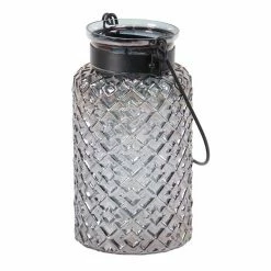 Best Pirce 🧨 Grayson Lane Black Glass Lantern Candle Holder 🥰 -GRAYSON LANE Sales 2022 330862241 AlternateImage5 l
