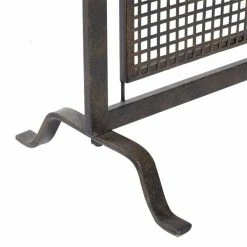 Best deal 🔔 Grayson Lane 9-in Black Iron 1-Panel Scroll Fireplace Screen 🧨 -GRAYSON LANE Sales 2022 330862243 AlternateImage3 l