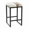 Coupon 🧨 Grayson Lane Black Counter Height (22-in to 26-in) Upholstered Bar Stool ✨