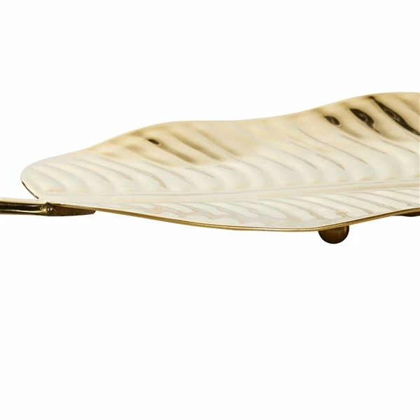 Budget 🔥 Grayson Lane 2-Piece 2.40-in x 10.30-in Gold Contemporary Tray ✨ 4 Budget 🔥 Grayson Lane 2-Piece 2.40-in x 10.30-in Gold Contemporary Tray ✨ - Image 4