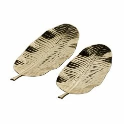 Budget 🔥 Grayson Lane 2-Piece 2.40-in x 10.30-in Gold Contemporary Tray ✨