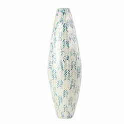Cheap ❤️ Grayson Lane 1-Piece 33.13-in x 10.25-in White Casual Vase 🥰