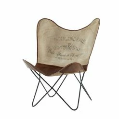 Hot Sale 😀 Grayson Lane Rustic Brown Cotton Butterfly Chair 👏