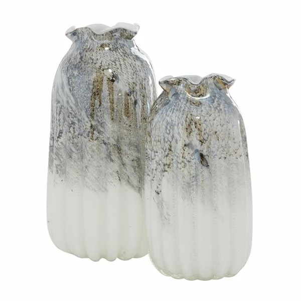 Flash Sale ๐ Grayson Lane 2-Piece 12.45-in x 6-in Grey Contemporary Vase ๐ 1 Flash Sale ๐ Grayson Lane 2-Piece 12.45-in x 6-in Grey Contemporary Vase ๐