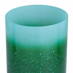 Best Sale 😀 Grayson Lane Green 1-Candle Glass Pillar Candle Holder - Set of 3 🛒 -GRAYSON LANE Sales 2022 330862319 AlternateImage4 l