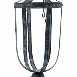 Hot Sale 🧨 Grayson Lane 3-Candle Grey Metal Lantern Candle Holder 🎁 -GRAYSON LANE Sales 2022 330862328 AlternateImage4 l