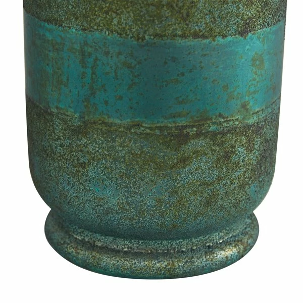 Budget โญ Grayson Lane 1-Candle Green Glass Pillar Candle Holder - Set of 2 ๐ 4 Budget โญ Grayson Lane 1-Candle Green Glass Pillar Candle Holder - Set of 2 ๐ - Image 4