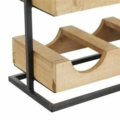 Buy 🔔 Grayson Lane 6-Bottle Brown Wood Farmhouse Wine Holder 🎉 -GRAYSON LANE Sales 2022 330862339 AlternateImage2 l