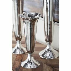 Cheap 👏 Grayson Lane 1-Piece 10-in x 4-in Silver Classic Vase 🥰 -GRAYSON LANE Sales 2022 330862348 AlternateImage1 l