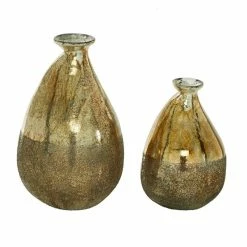 Cheap 🧨 Grayson Lane 2-Piece 12.25-in x 7.25-in Gold Casual Vase ⌛ -GRAYSON LANE Sales 2022 330862362 AlternateImage4 l
