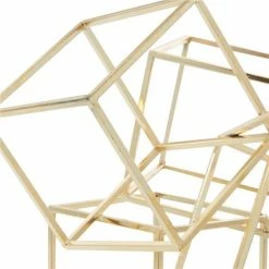 Buy 🎁 Grayson Lane 1-Piece 20-in x 14-in Gold Modern Sculpture 🎉 -GRAYSON LANE Sales 2022 330862376 AlternateImage2 l