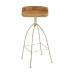 Cheapest ๐ฏ Grayson Lane Bar Height (27-in to 35-in) Bar Stool - Brown ๐