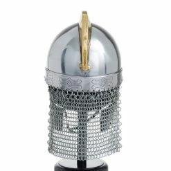 Flash Sale 🤩 Grayson Lane 1-Piece 17.15-in x 10.70-in Silver Classic Helmet ⭐ -GRAYSON LANE Sales 2022 330862384 AlternateImage5 l