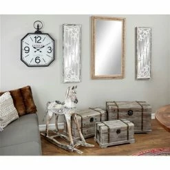 Buy ❤️ Grayson Lane 32-in x 24-in Black Analogue Novelty Wall Standard Clock 🔔 -GRAYSON LANE Sales 2022 330862400 AlternateImage2 l