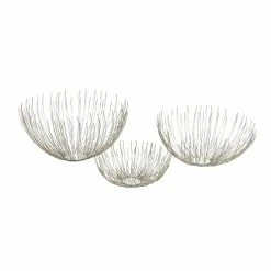 Best reviews of 👏 Grayson Lane 3-Piece 9-in x 18-in Silver Contemporary Decorative Bowl ⭐