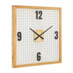 Flash Sale 🔔 Grayson Lane 23.5-in x 23.5-in White Analogue Square Wall Standard Clock 🎉 -GRAYSON LANE Sales 2022 330862411 AlternateImage5 l