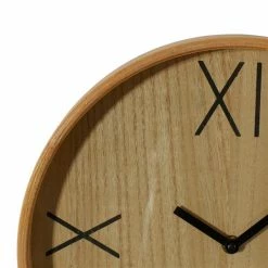 Coupon 😀 Grayson Lane 12-in x 12-in Brown Analogue Round Wall Standard Clock 👏 -GRAYSON LANE Sales 2022 330862420 AlternateImage3 l