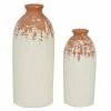 Best deal 👍 Grayson Lane 2-Piece 13.25-in x 5.6-in White Casual Vase 🎉
