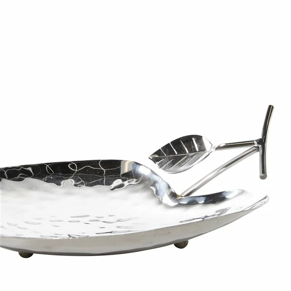 Best Sale ❤️ Grayson Lane 3-Piece 1.55-in x 12.95-in Silver Contemporary Tray 🔥 3 Best Sale ❤️ Grayson Lane 3-Piece 1.55-in x 12.95-in Silver Contemporary Tray 🔥 - Image 3