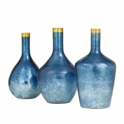 Discount ❤️ Grayson Lane 3-Piece 13.55-in x 7.70-in Blue Casual Vase 🧨 -GRAYSON LANE Sales 2022 330862431 AlternateImage4 l