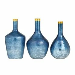 Discount ❤️ Grayson Lane 3-Piece 13.55-in x 7.70-in Blue Casual Vase 🧨 -GRAYSON LANE Sales 2022 330862431 AlternateImage6 l
