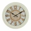 Brand new ⌛ Grayson Lane 14-in x 14-in White Analogue Round Wall Standard Clock 👏