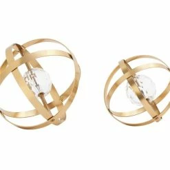 Top 10 🛒 Grayson Lane 3-Piece 8-in x 8-in Gold Contemporary Sculpture ✨ -GRAYSON LANE Sales 2022 330862451 AlternateImage2 l