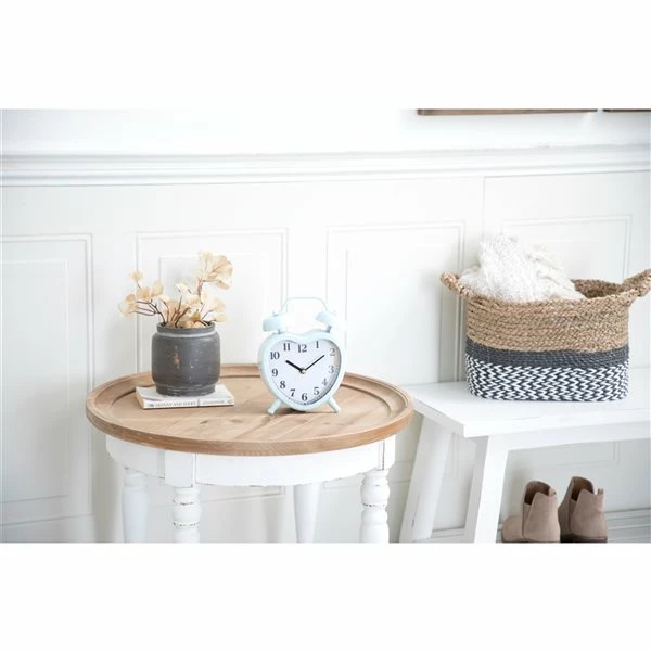 Brand new โจ Grayson Lane 8-in x 6.5-in Blue Analogue Novelty Tabletop Standard Clock ๐ 2 Brand new โจ Grayson Lane 8-in x 6.5-in Blue Analogue Novelty Tabletop Standard Clock ๐ - Image 2