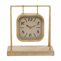 Coupon ✨ Grayson Lane Gold Analog Square Tabletop Clock 🎉 -GRAYSON LANE Sales 2022 330862475 AlternateImage5 l