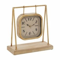 Coupon ✨ Grayson Lane Gold Analog Square Tabletop Clock 🎉